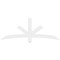Ekena Millwork Alberta Architectural Grade PVC Gable Bracket, 72"W x 27"H x 2"D x 4"F, 9/12 Pitch GBP072X27X0204ALB00 - alternate 4